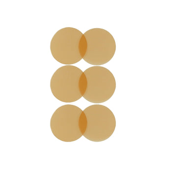 Image of LEE Filters Zircon 809 Warm Amber 8 50mm Self-Adhesive Discs for LED Spotlights