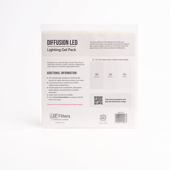 LEE Filters Zircon for LED Diffusion LED Lighting Gel Pack Front