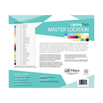 LEE Master Location Lighting Gel Pack
