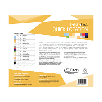 LEE Quick Location Lighting Gel Pack
