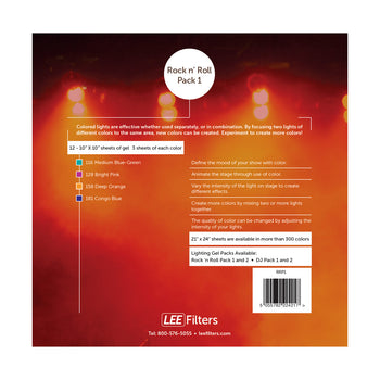 LEE Rock & Roll Lighting Gel Pack 1