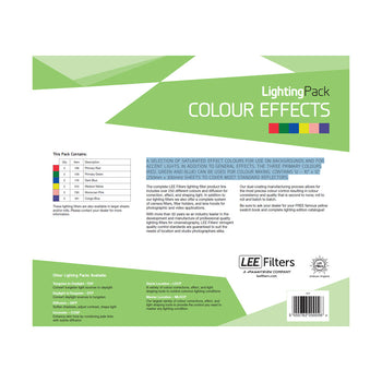 LEE Colour Effect Lighting Gel Studio Pack